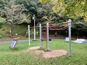 狩留賀海浜公園の健康器具の複合遊具 (写真は問い合わせフォームでいただいたもの。2026.10.24)